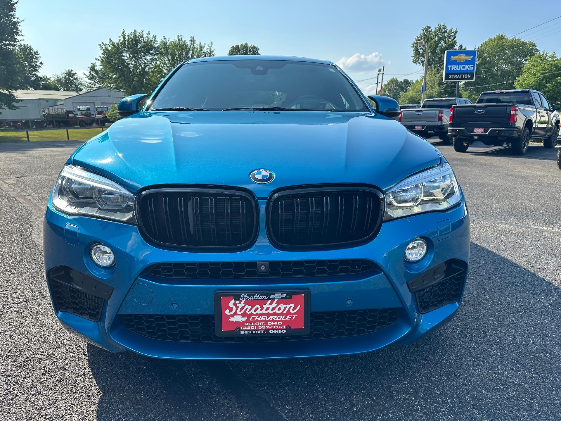 Used 2015 BMW X6 M Base with VIN 5YMKW8C58F0R42701 for sale in Beloit, OH