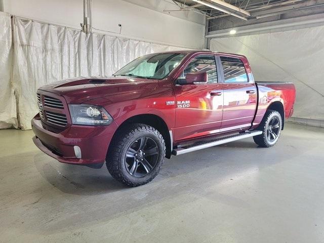 Used 2017 RAM Ram 1500 Pickup Sport with VIN 1C6RR7MT7HS552645 for sale in Pinconning, MI