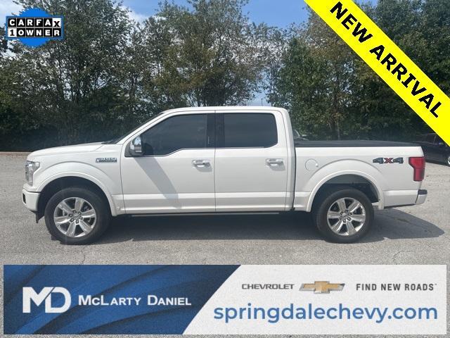 Used 2019 Ford F-150 Platinum with VIN 1FTEW1E46KFD49668 for sale in Springdale, AR