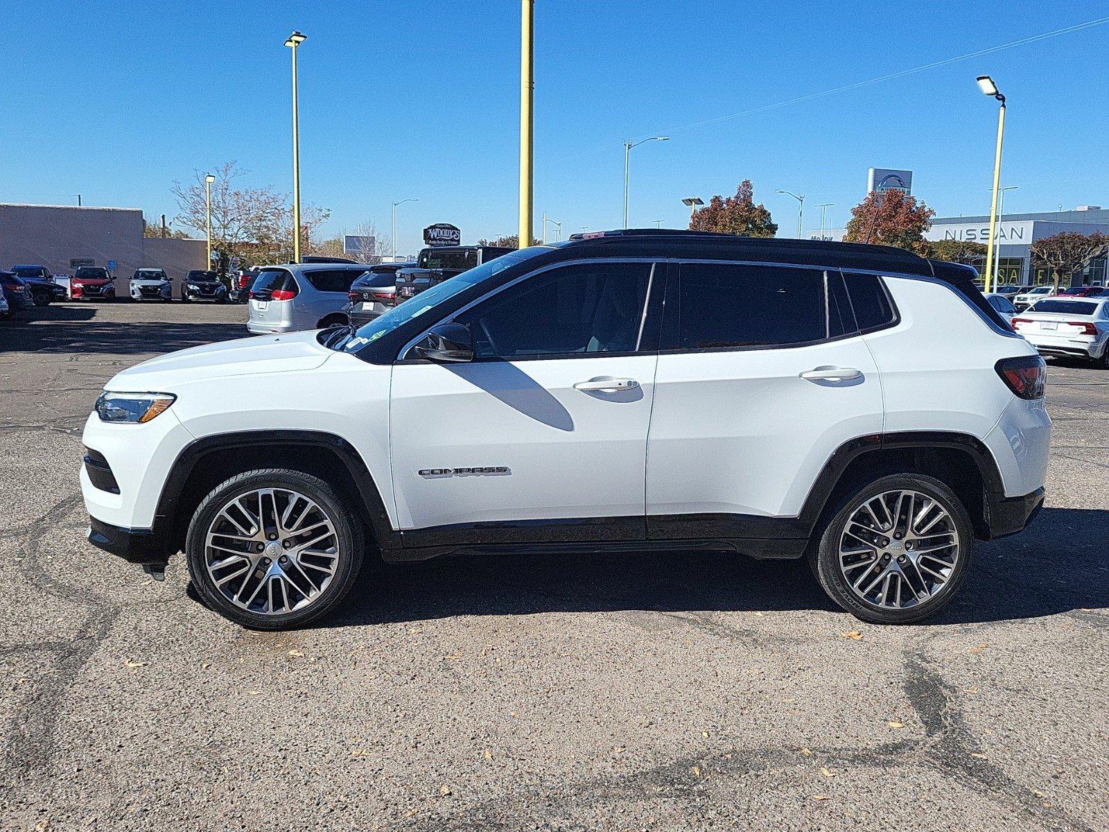 Used 2022 Jeep Compass Limited with VIN 3C4NJDCB1NT195723 for sale in Albuquerque, NM