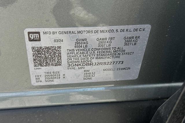 2024 Chevrolet Blazer EV Vehicle Photo in NOVATO, CA 94945-4102