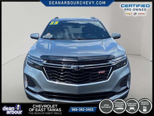 Certified 2023 Chevrolet Equinox RS with VIN 3GNAXWEG0PS151861 for sale in East Tawas, MI