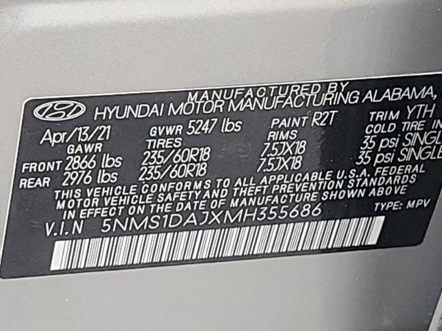 2021 Hyundai Santa Fe Vehicle Photo in TREVOSE, PA 19053-4984