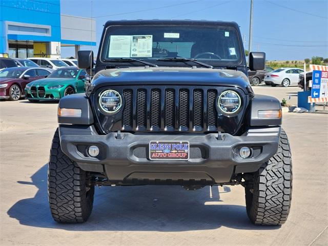 Used 2020 Jeep Wrangler Unlimited Willys with VIN 1C4HJXDG2LW252446 for sale in Sanger, TX