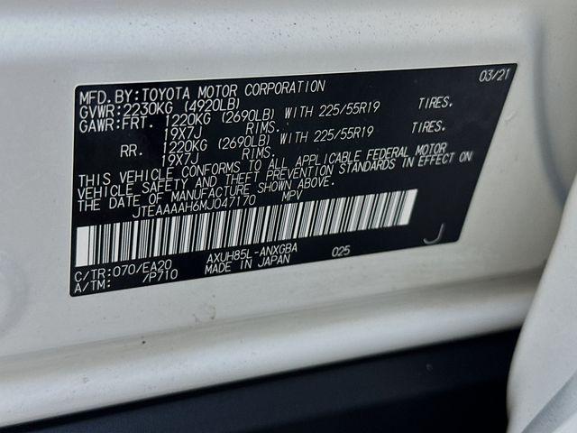 2021 Toyota Venza Vehicle Photo in RIVERSIDE, CA 92504-4106