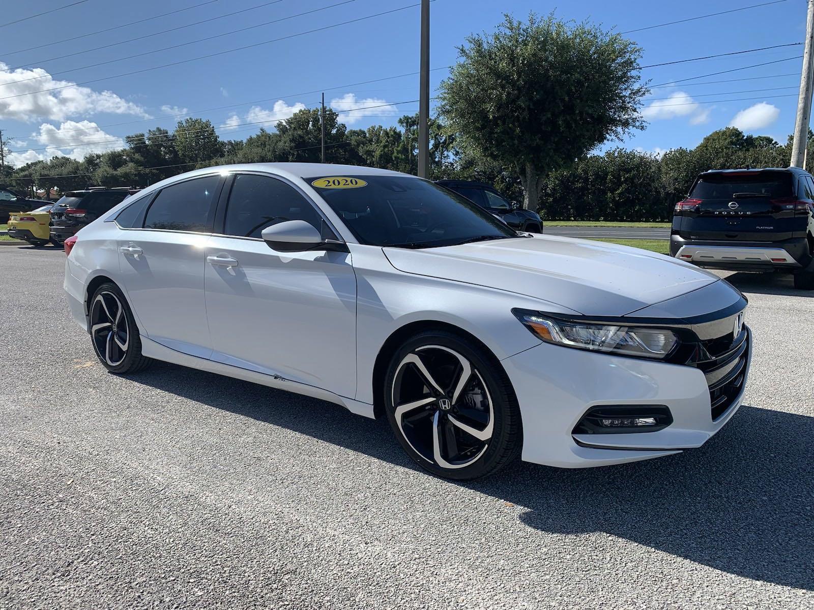 Used 2020 Honda Accord Sport with VIN 1HGCV1F3XLA089307 for sale in Winter Haven, FL