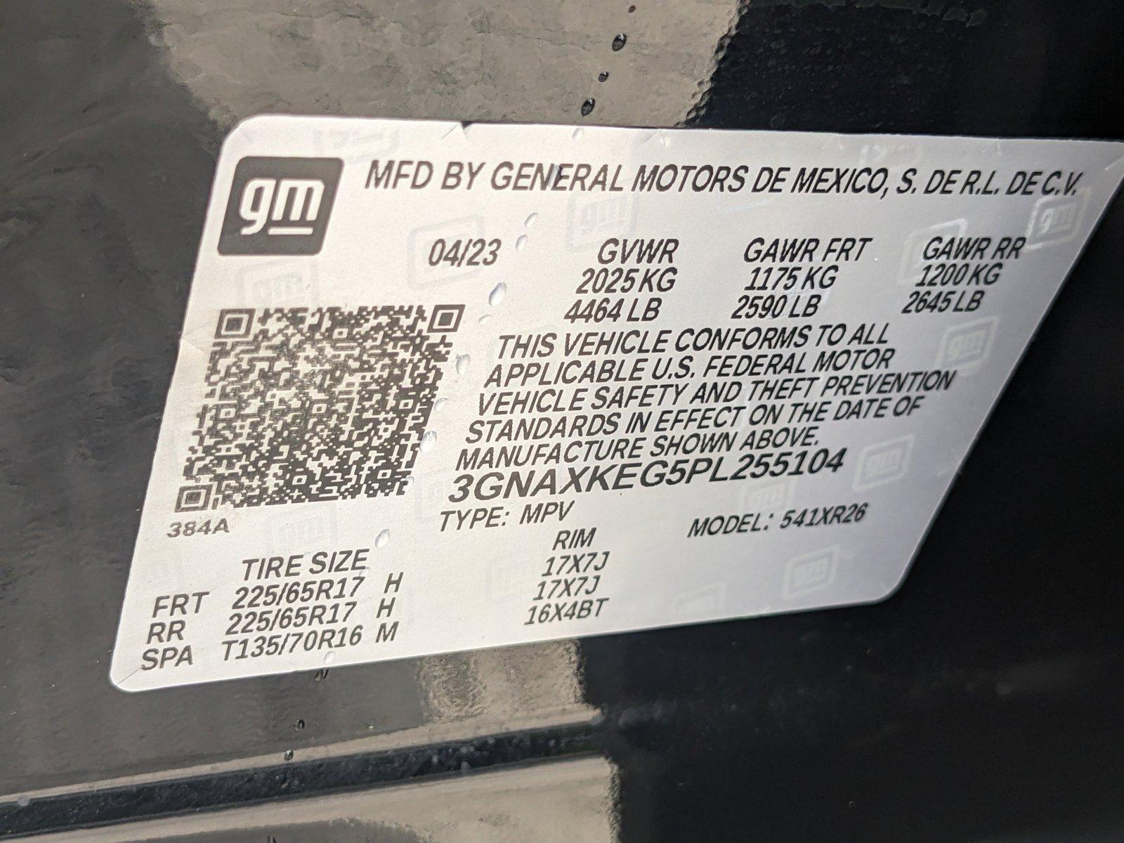 2023 Chevrolet Equinox Vehicle Photo in MIAMI, FL 33172-3015