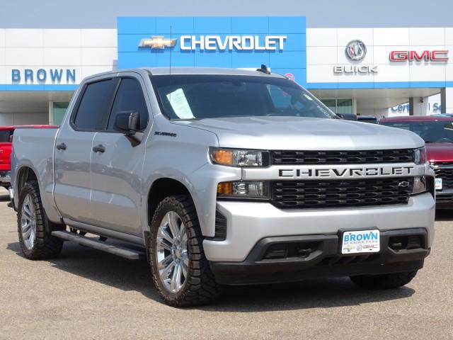 Used 2021 Chevrolet Silverado 1500 Custom with VIN 3GCPWBEK7MG126585 for sale in Eagle Pass, TX