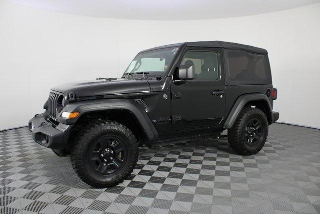 Used 2022 Jeep Wrangler Sport with VIN 1C4GJXAN1NW174310 for sale in Aurora, MO