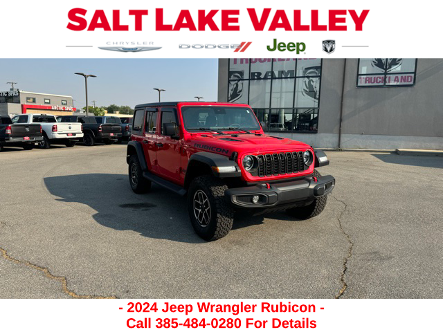 2024 Jeep Wrangler Vehicle Photo in Salt Lake City, UT 84115-2787