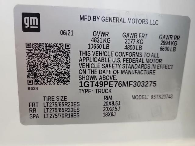 2021 GMC Sierra 2500 HD Vehicle Photo in GREEN BAY, WI 54303-3330