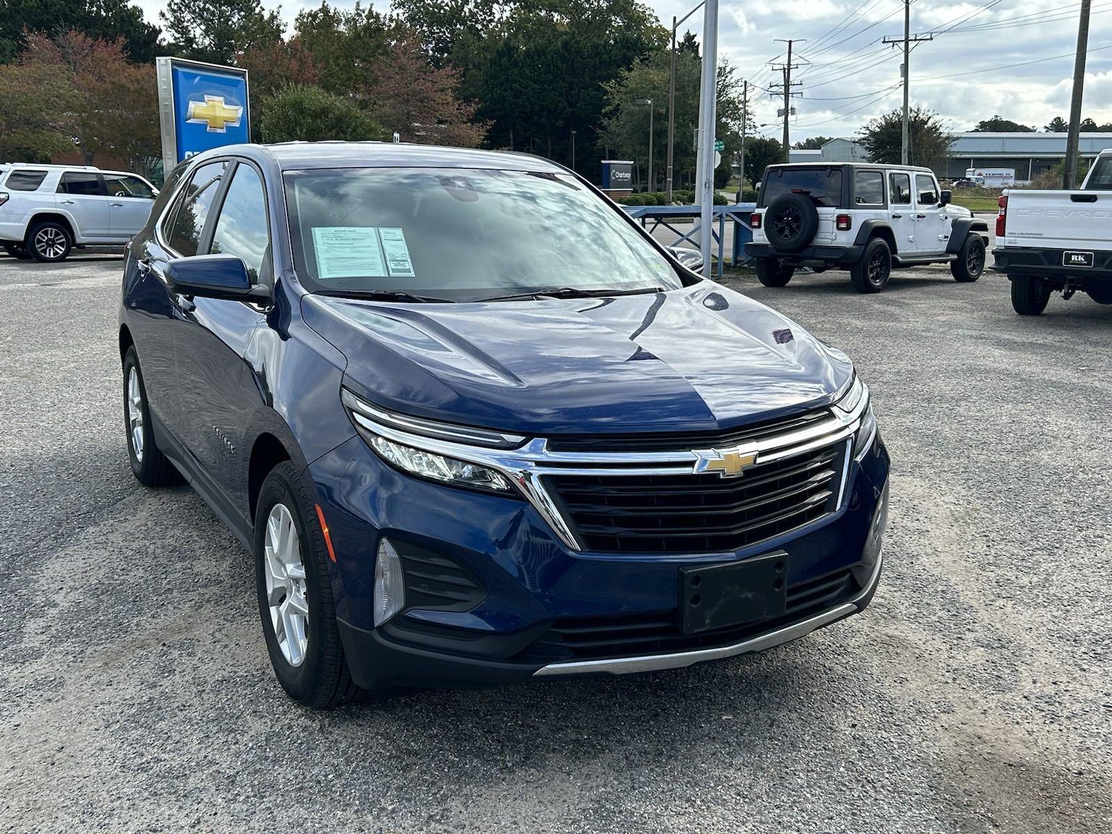 Used 2022 Chevrolet Equinox LT with VIN 3GNAXKEV1NL295160 for sale in Virginia Beach, VA