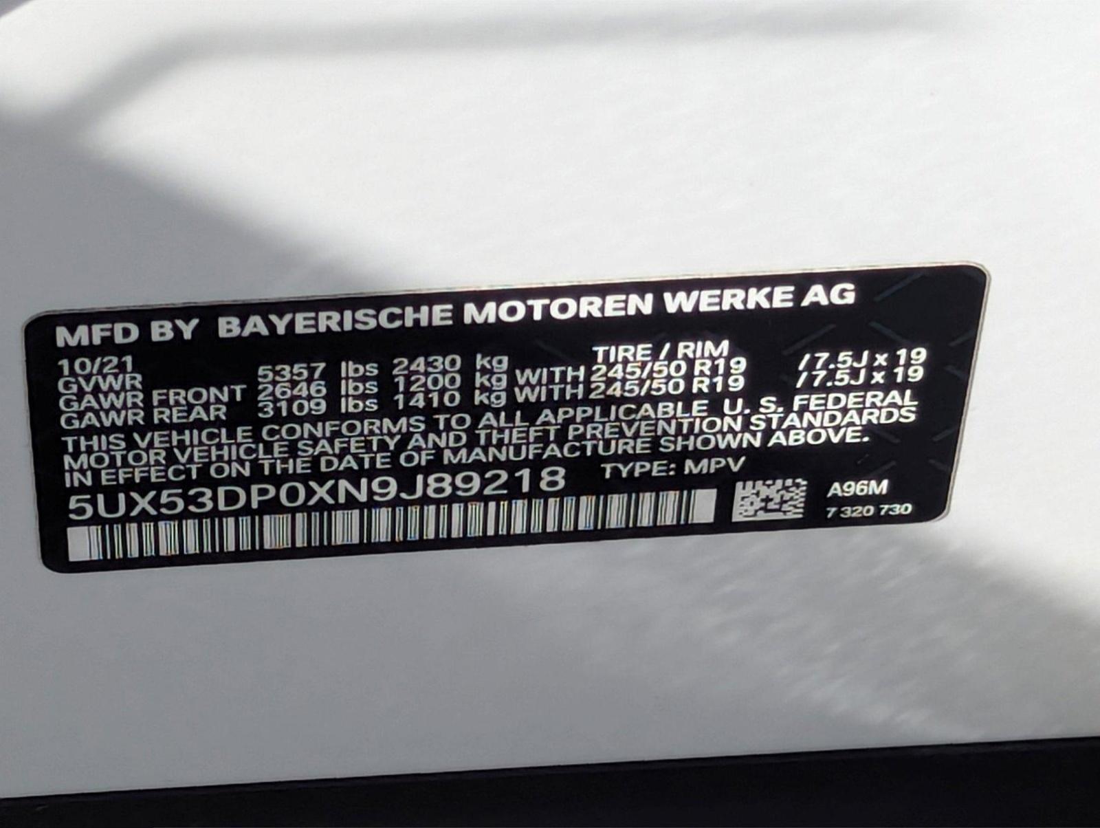 2022 BMW X3 xDrive30i Vehicle Photo in Delray Beach, FL 33444