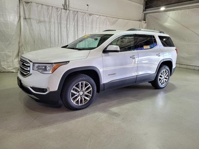 Used 2018 GMC Acadia SLE-2 with VIN 1GKKNSLA0JZ221884 for sale in Pinconning, MI