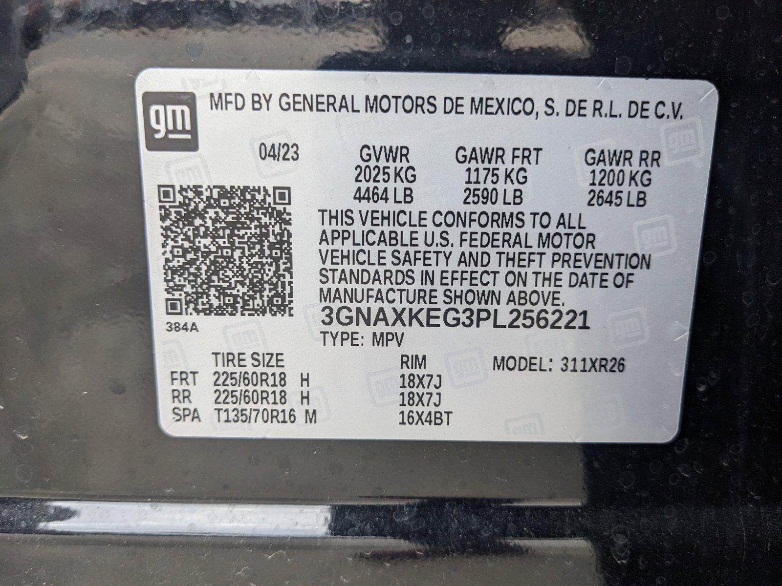 2023 Chevrolet Equinox Vehicle Photo in HOUSTON, TX 77034-5009