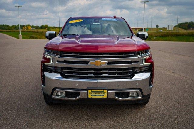 Certified 2021 Chevrolet Silverado 1500 LTZ with VIN 1GCUYGED0MZ154773 for sale in Willmar, MN