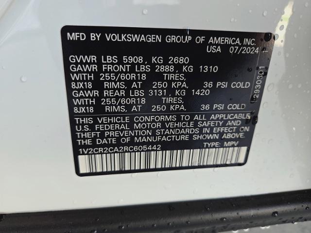 2024 Volkswagen Atlas Vehicle Photo in WEATHERFORD, TX 76087