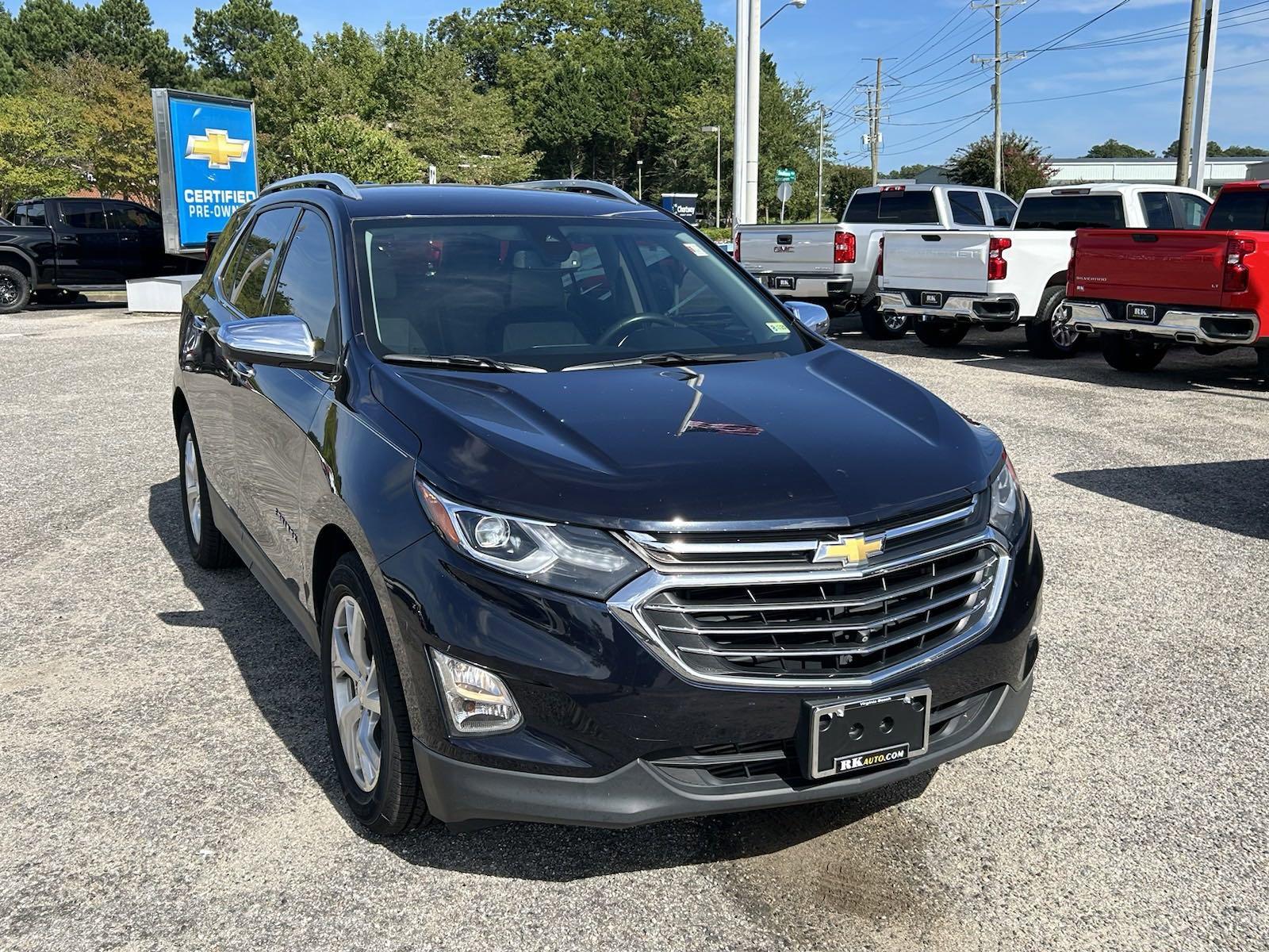 Used 2020 Chevrolet Equinox Premier with VIN 3GNAXNEV5LS609364 for sale in Virginia Beach, VA