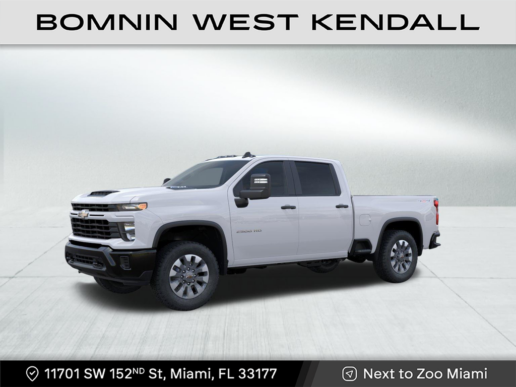 Used 2024 Chevrolet Silverado 2500HD Custom with VIN 2GC4YME7XR1144731 for sale in Miami, FL