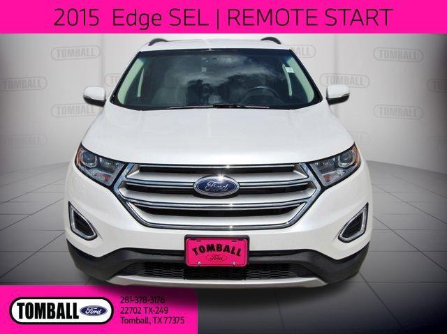 Used 2015 Ford Edge SEL with VIN 2FMTK4J81FBB82698 for sale in Tomball, TX