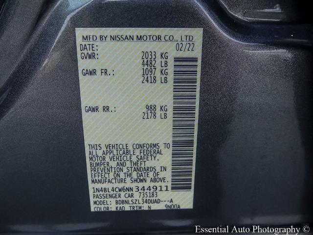 2022 Nissan Altima Vehicle Photo in OAK LAWN, IL 60453-2517