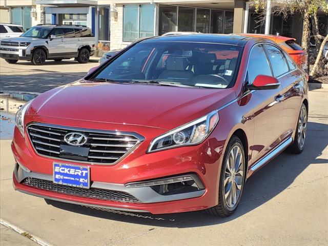 Used 2015 Hyundai Sonata Limited with VIN 5NPE34AB4FH151262 for sale in Denton, TX