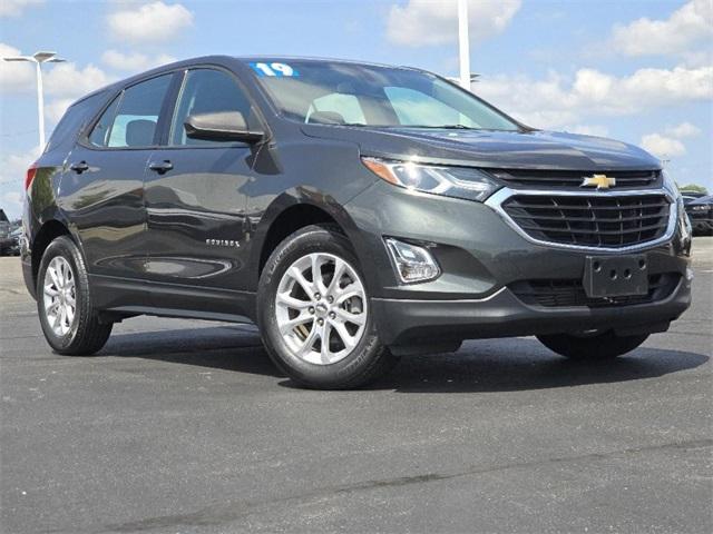 Certified 2019 Chevrolet Equinox LS with VIN 3GNAXHEV6KS677611 for sale in Columbus, OH