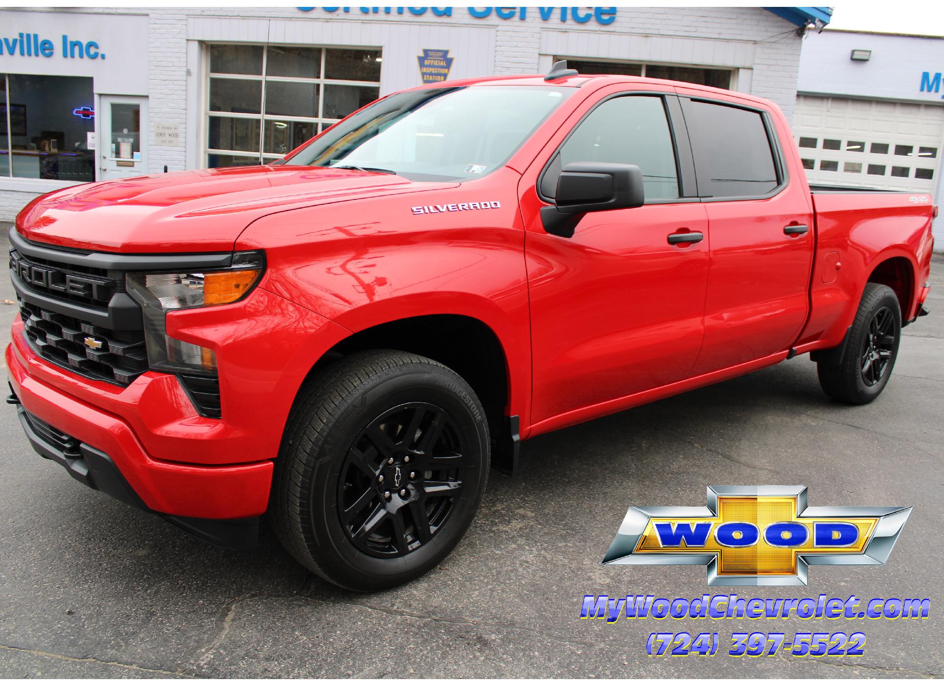 Used 2023 Chevrolet Silverado 1500 Custom with VIN 3GCPDBEK9PG141941 for sale in Home, PA