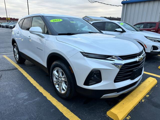 Used 2021 Chevrolet Blazer 2LT with VIN 3GNKBHR49MS585318 for sale in Gallipolis, OH