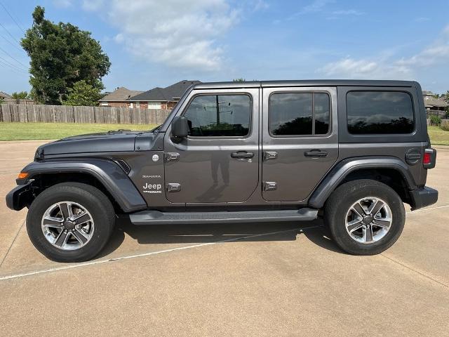 Used 2019 Jeep Wrangler Unlimited Sahara with VIN 1C4HJXEN6KW687949 for sale in Stillwater, OK