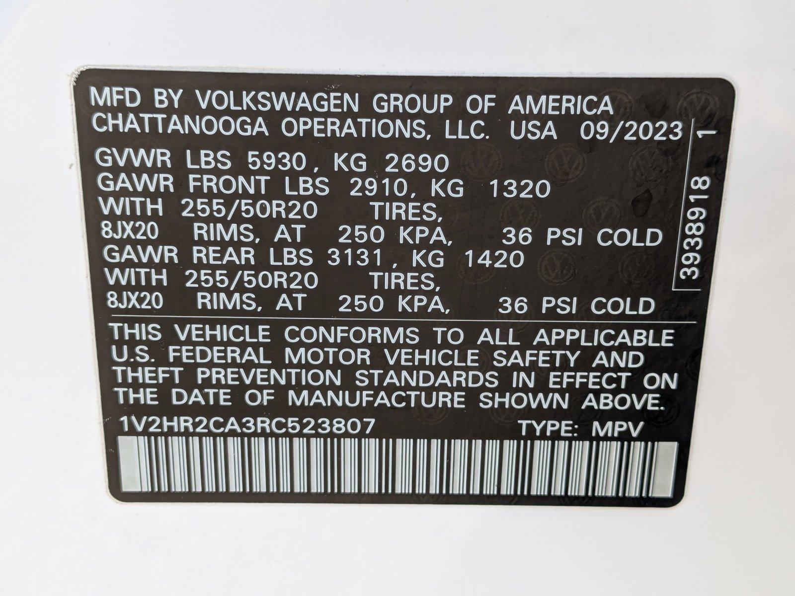 2024 Volkswagen Atlas Vehicle Photo in Spokane Valley, WA 99212