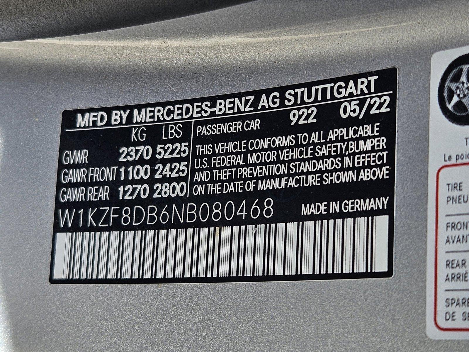 2022 Mercedes-Benz E-Class Vehicle Photo in Pembroke Pines , FL 33027