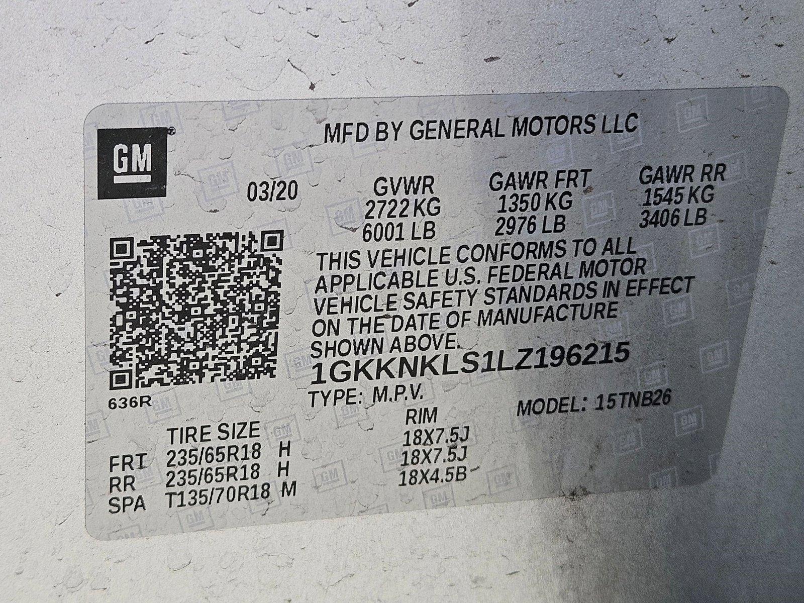 2020 GMC Acadia Vehicle Photo in GILBERT, AZ 85297-0446