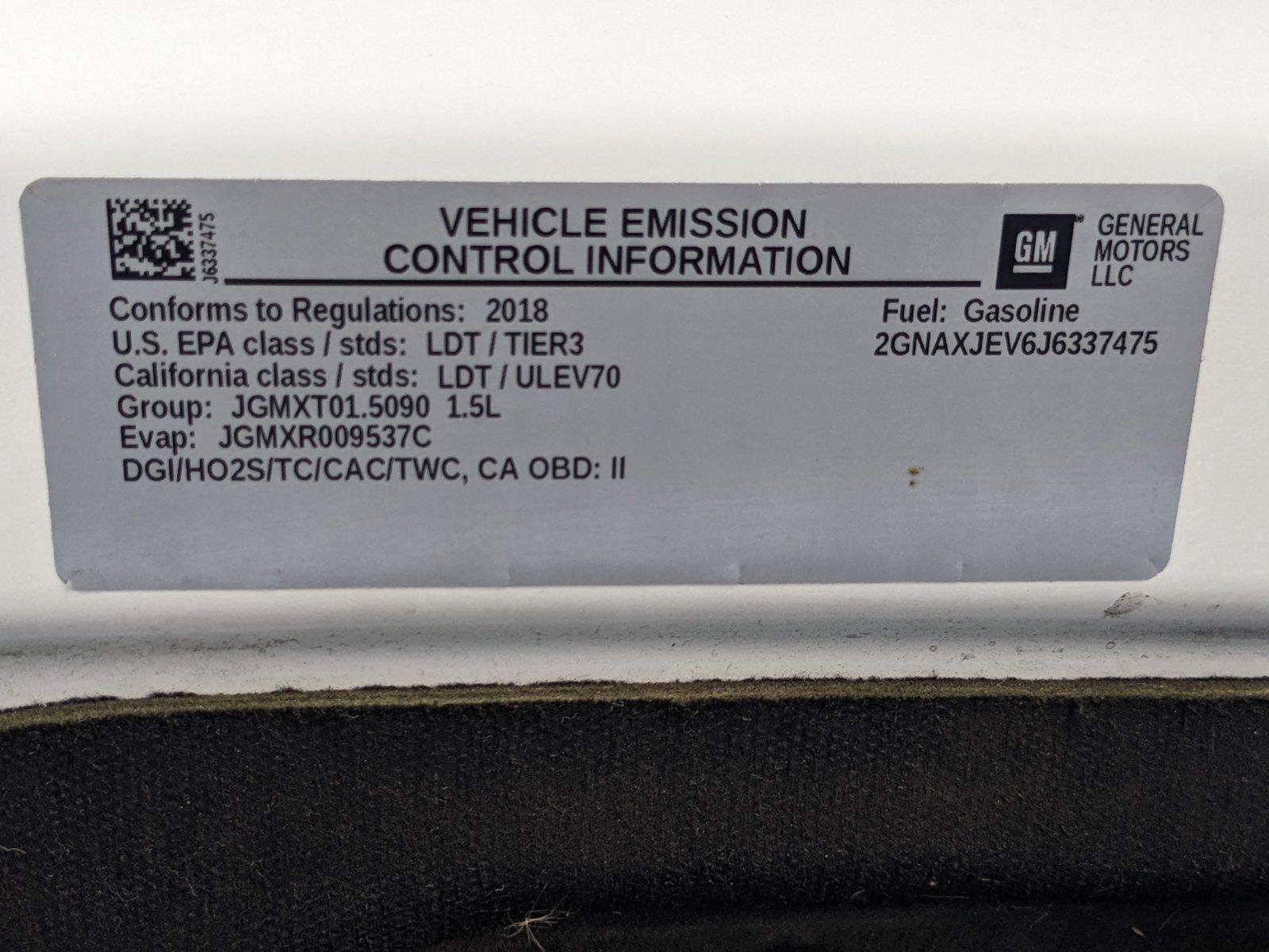 2018 Chevrolet Equinox Vehicle Photo in VALENCIA, CA 91355-1705