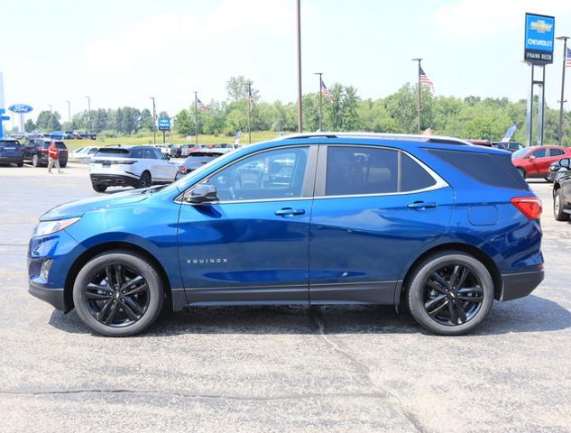 Used 2021 Chevrolet Equinox LT with VIN 3GNAXKEV0ML313002 for sale in Jonesville, MI