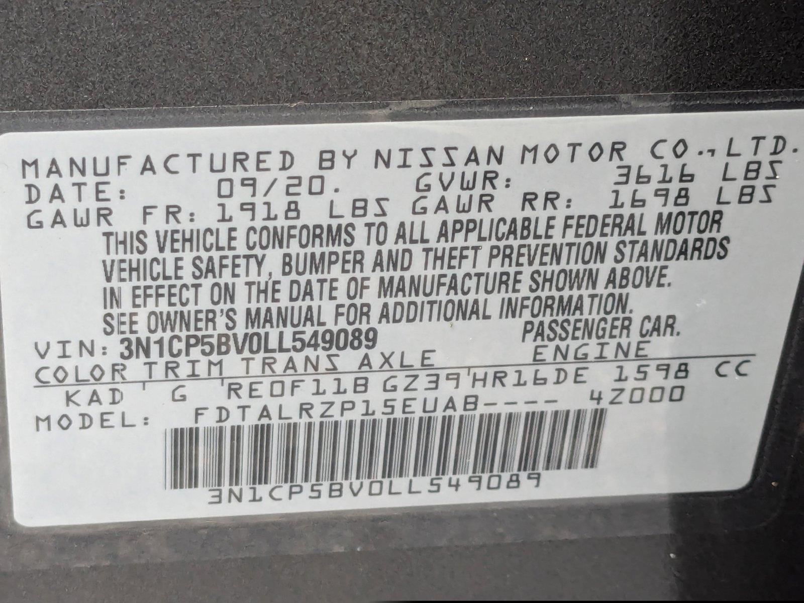 2020 Nissan Kicks Vehicle Photo in Miami, FL 33135