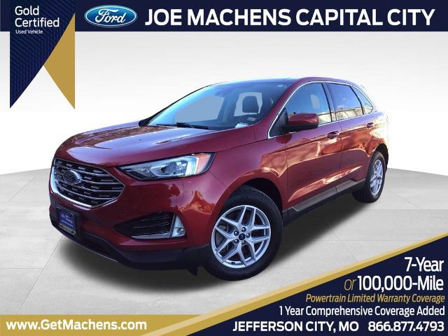 Certified 2021 Ford Edge SEL with VIN 2FMPK4J94MBA13377 for sale in Columbia, MO