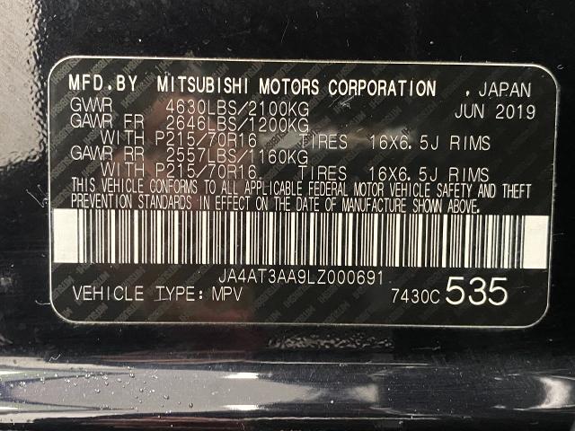 2020 Mitsubishi Eclipse Cross Vehicle Photo in Appleton, WI 54913