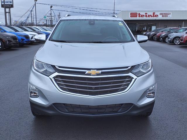 Used 2021 Chevrolet Equinox Premier with VIN 3GNAXXEV7MS120025 for sale in Clyde, OH