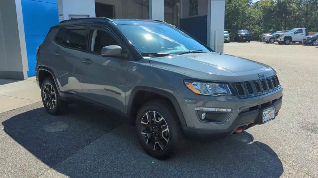 Used 2021 Jeep Compass Trailhawk with VIN 3C4NJDDB1MT547969 for sale in Norwich, CT