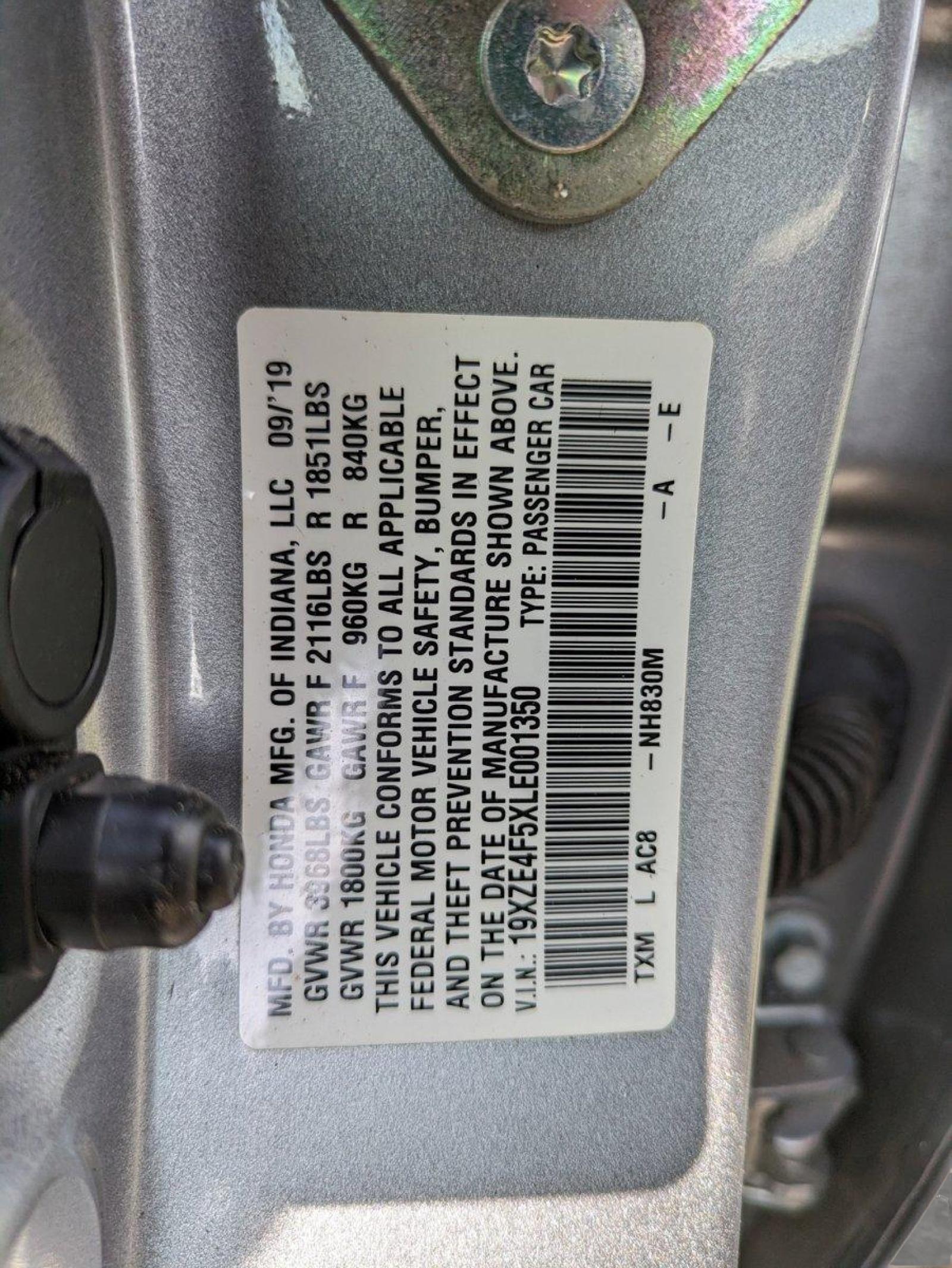 2020 Honda Insight Vehicle Photo in Sanford, FL 32771