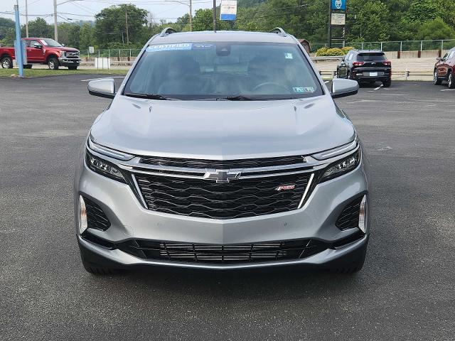 Certified 2023 Chevrolet Equinox RS with VIN 3GNAXWEG0PS200606 for sale in Mckeesport, PA