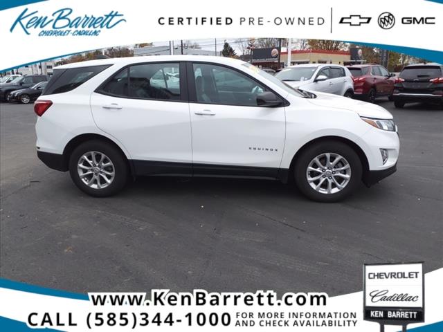 Certified 2021 Chevrolet Equinox LS with VIN 3GNAXHEV6MS110334 for sale in Batavia, NY