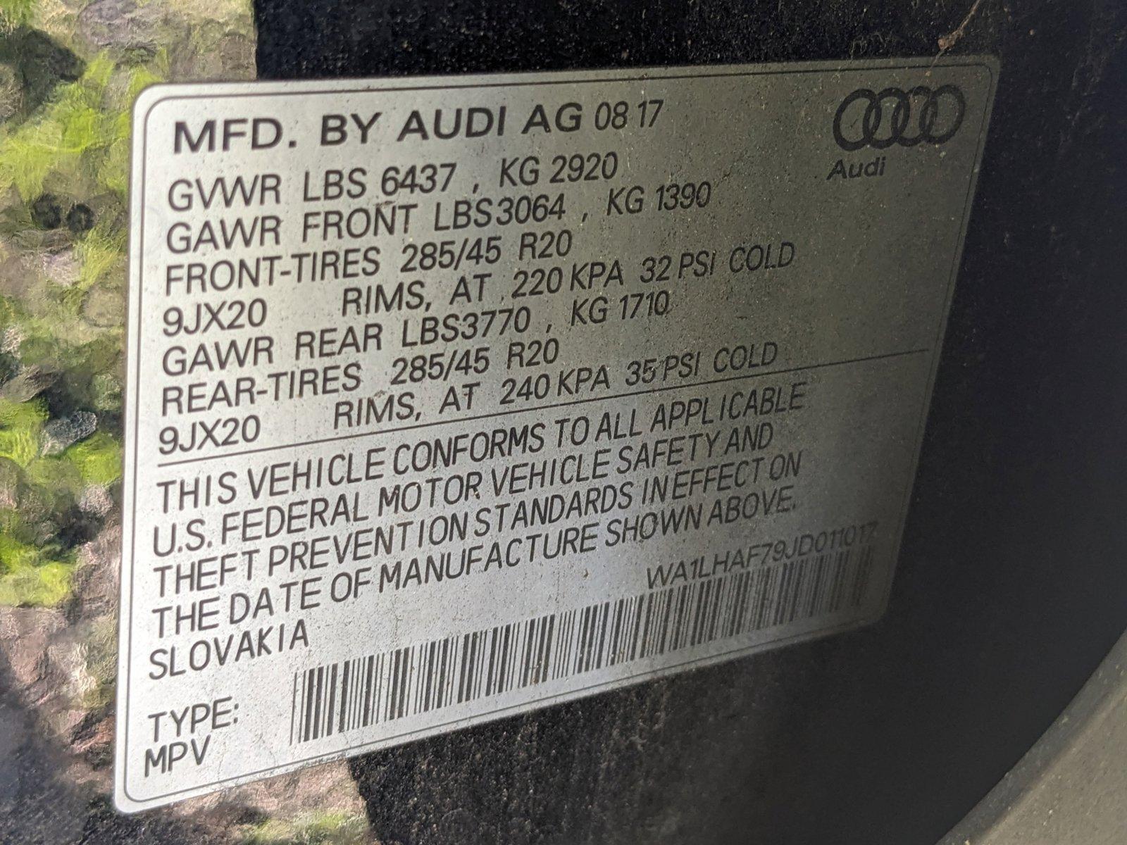 2018 Audi Q7 Vehicle Photo in Tampa, FL 33614