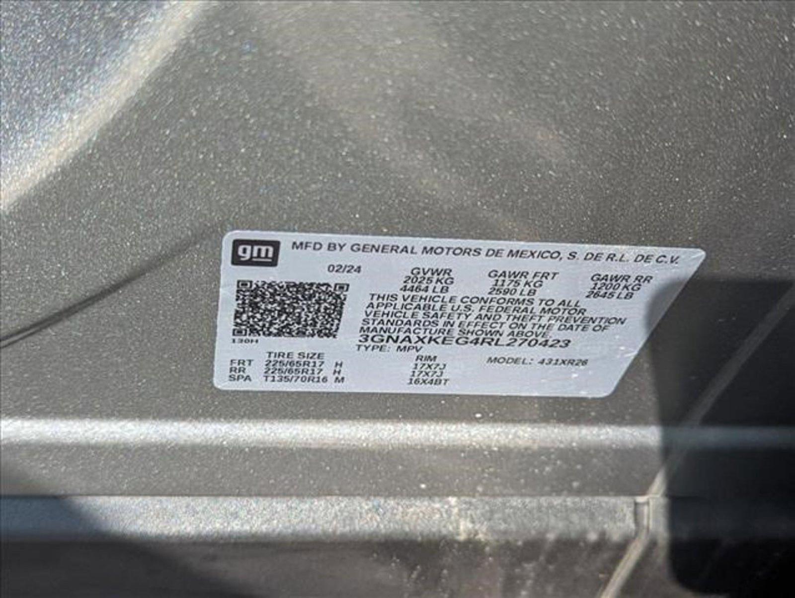 2024 Chevrolet Equinox Vehicle Photo in CLEARWATER, FL 33764-7163