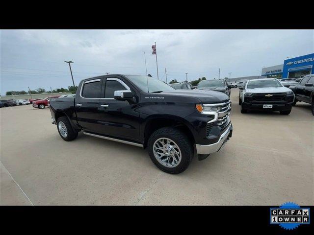 Used 2022 Chevrolet Silverado 1500 LTZ with VIN 1GCUDGEL9NZ640194 for sale in Centralia, MO