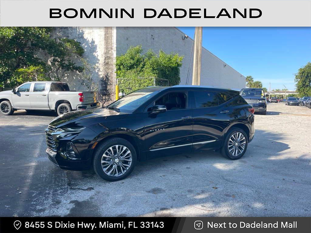 Used 2021 Chevrolet Blazer Premier with VIN 3GNKBFRS2MS557220 for sale in Miami, FL