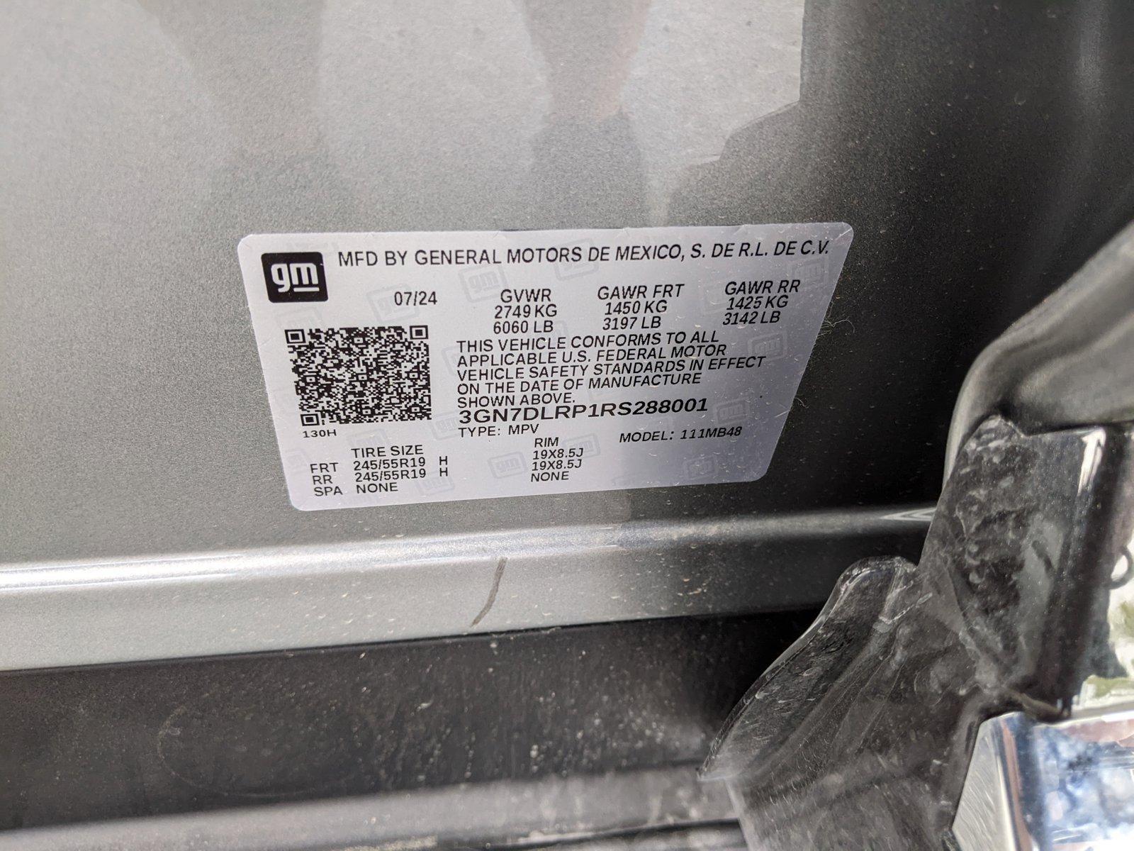 2024 Chevrolet Equinox EV Vehicle Photo in LAUREL, MD 20707-4697