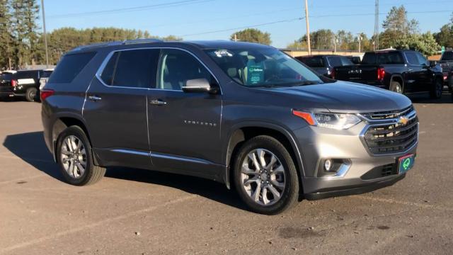 Used 2021 Chevrolet Traverse Premier with VIN 1GNEVKKW3MJ102677 for sale in Hermantown, Minnesota