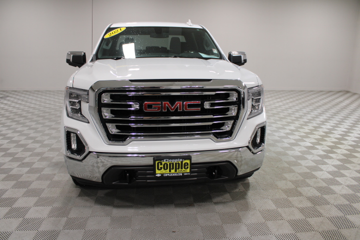 Used 2021 GMC Sierra 1500 SLT with VIN 3GTU9DED5MG337484 for sale in Louisville, NE